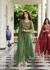 Leana By Prm Organza Embroidery Kurti With Bottom Dupatta Wholesale Shop In Surat
